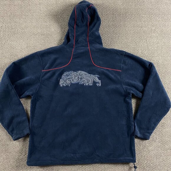 Vintage Reebok i3 Allen Iverson Fleece Hoodie Men's XL Oversized Blue Logo - Picture 1 of 12